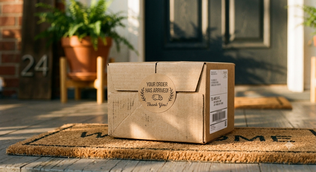 Custom Packaging Stickers – Branded Box Seals & Labels