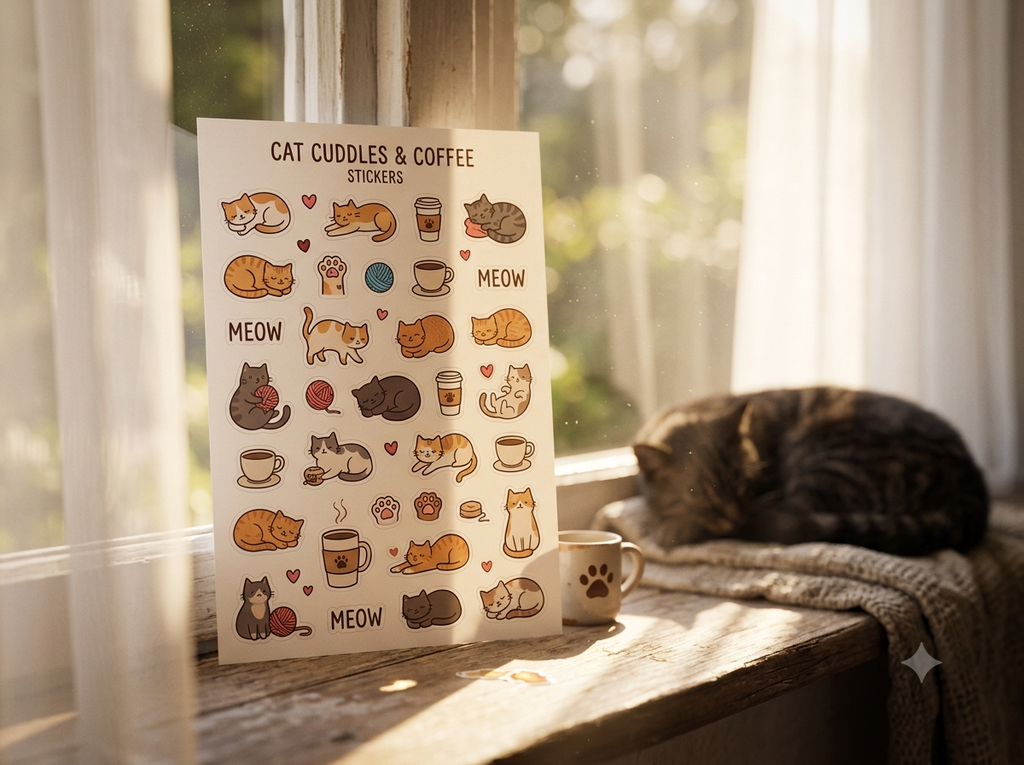 Cat Stickers – Personalized Pet Vinyl Decals